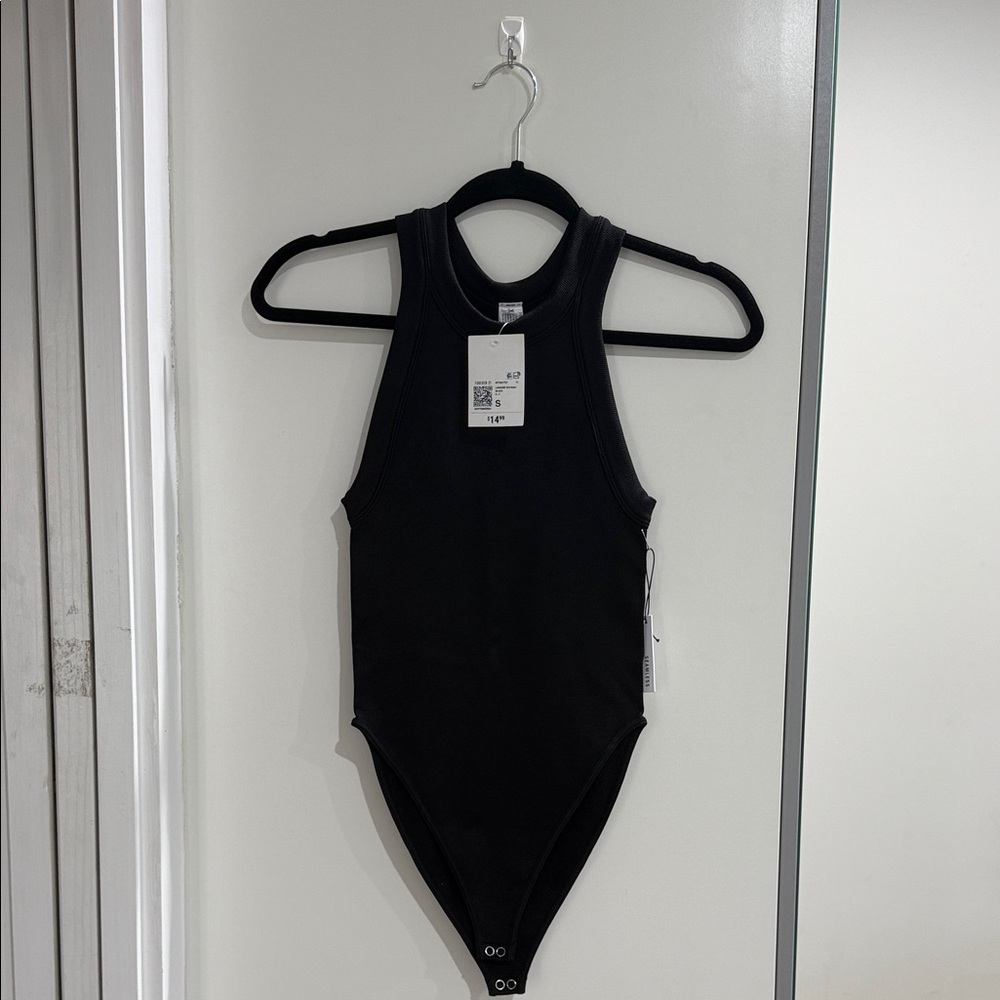 Forever 21 Black Sleeveless Bodysuit